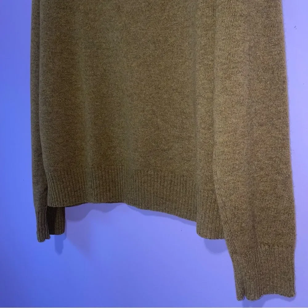 J Crew Wool Crewneck Pullover Sweater Men XL Neutral Minimalist Office Casual